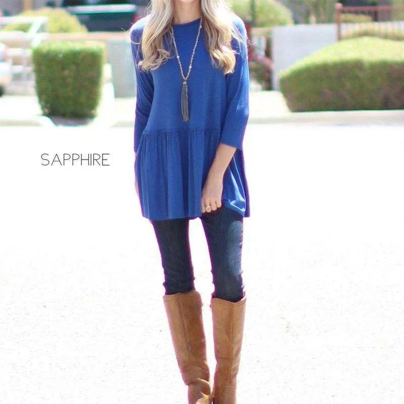 Ruffle Tunic | S-XL