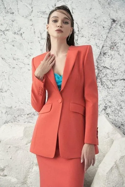 Salamander single breasted blazer- Lidia
