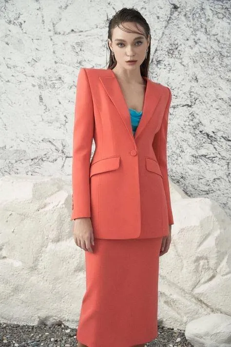 Salamander single breasted blazer- Lidia