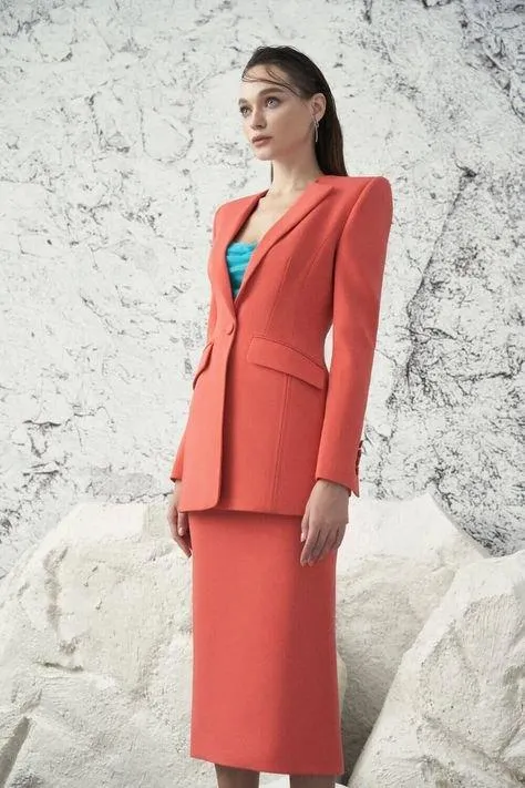 Salamander single breasted blazer- Lidia