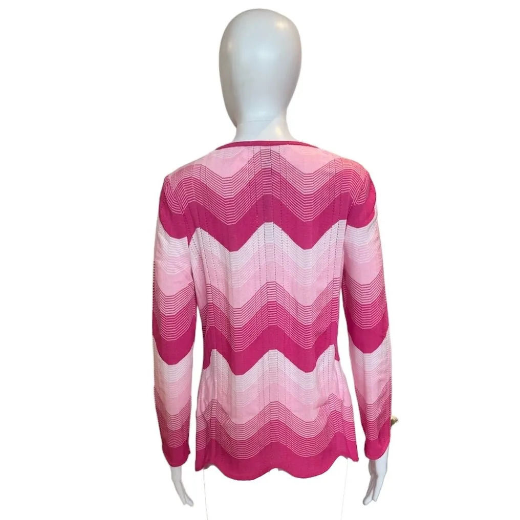Shelly Scalloped Tunic | Pink