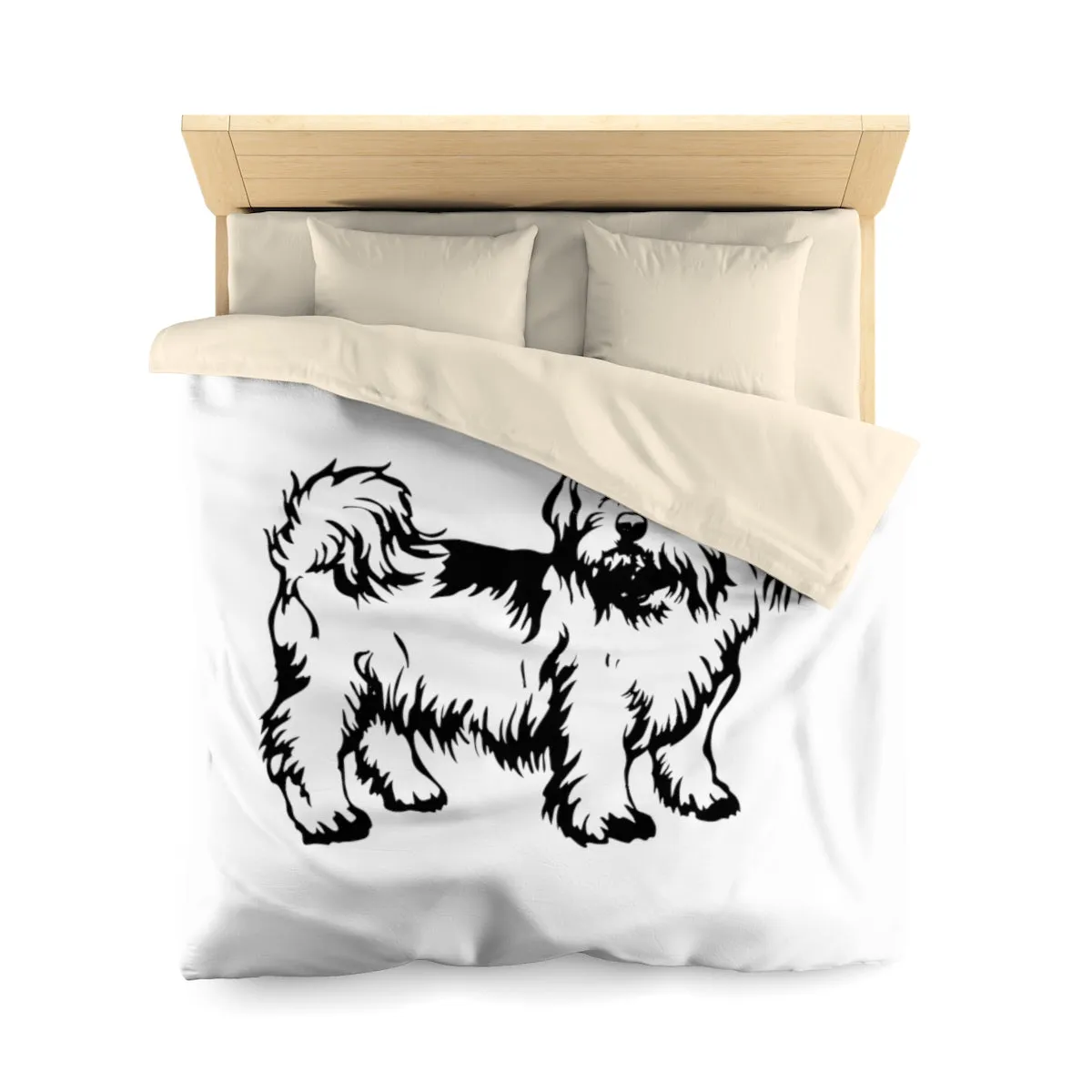 Shih Tzu Microfiber Duvet Cover