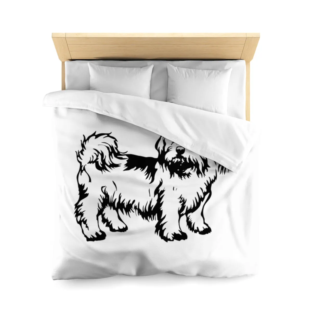 Shih Tzu Microfiber Duvet Cover