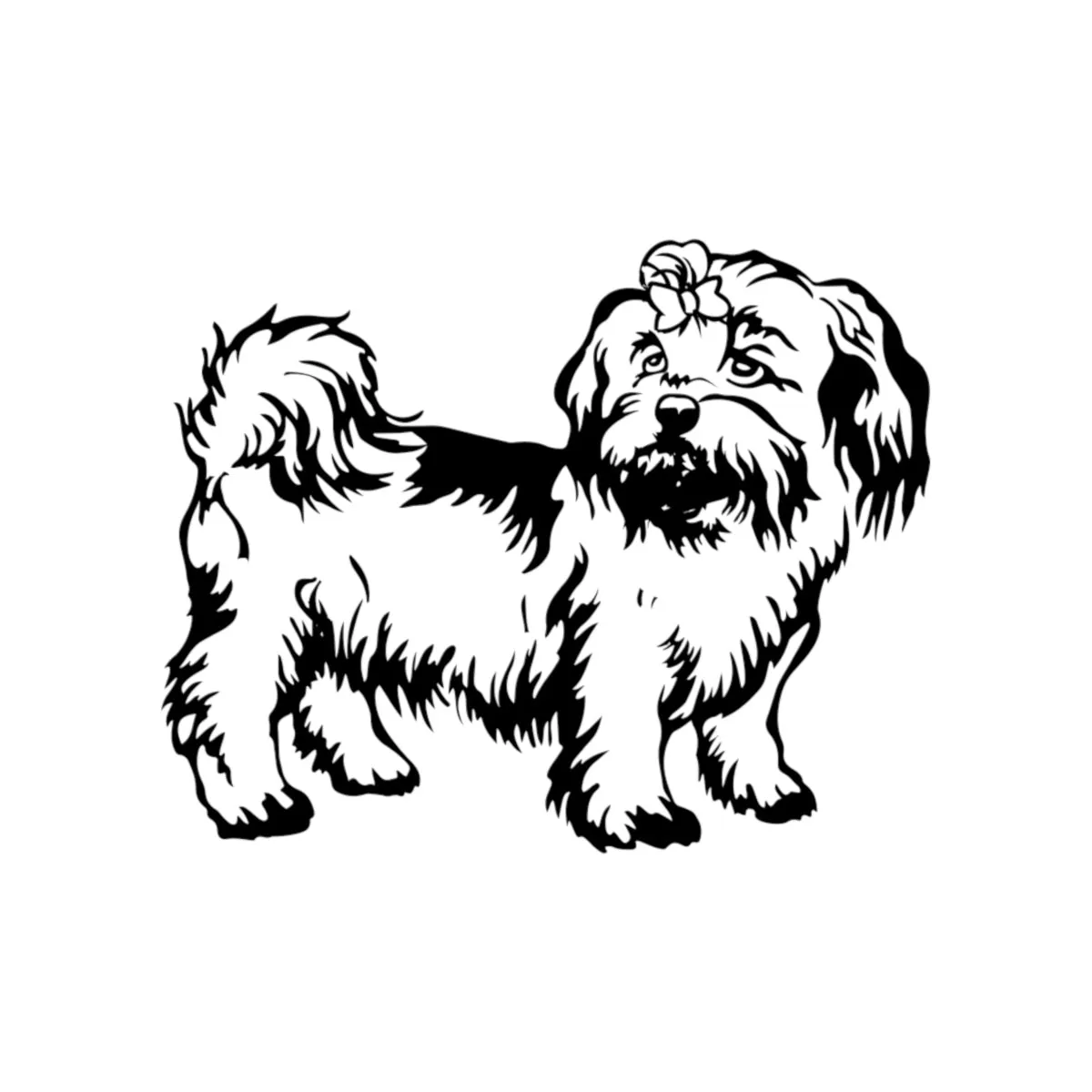 Shih Tzu Microfiber Duvet Cover