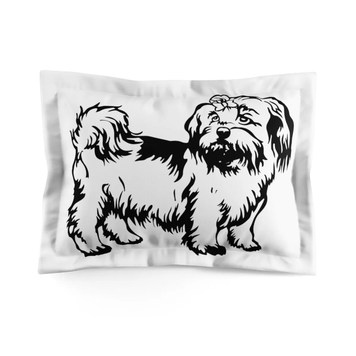 Shih Tzu Microfiber Pillow Sham
