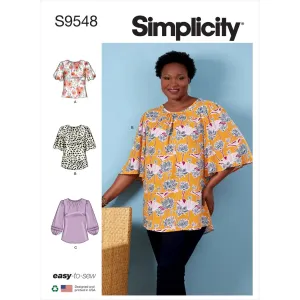 Simplicity Sewing Pattern S9548 Women's Top and Tunic