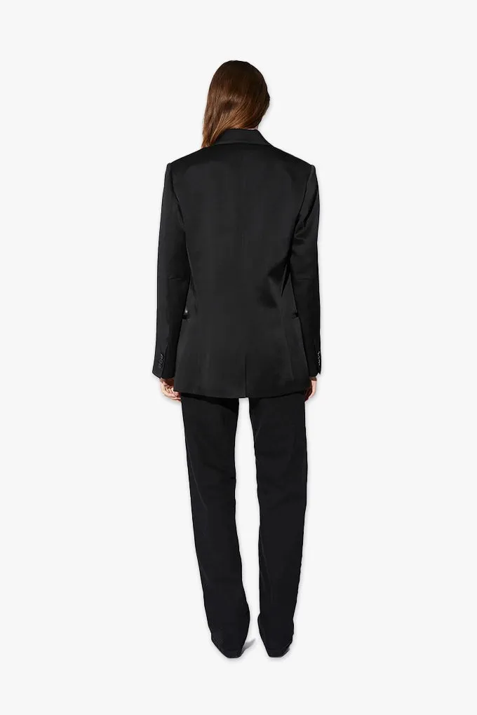 SINGLE BREASTED BLAZER | BLACK
