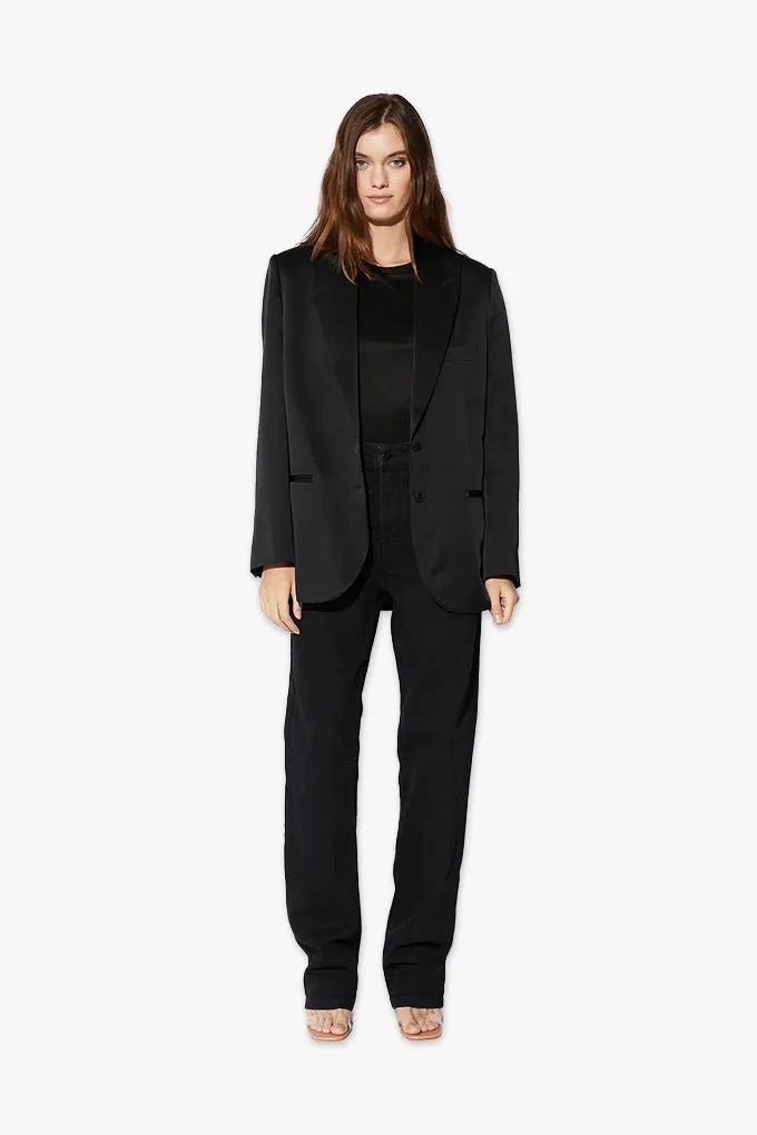SINGLE BREASTED BLAZER | BLACK