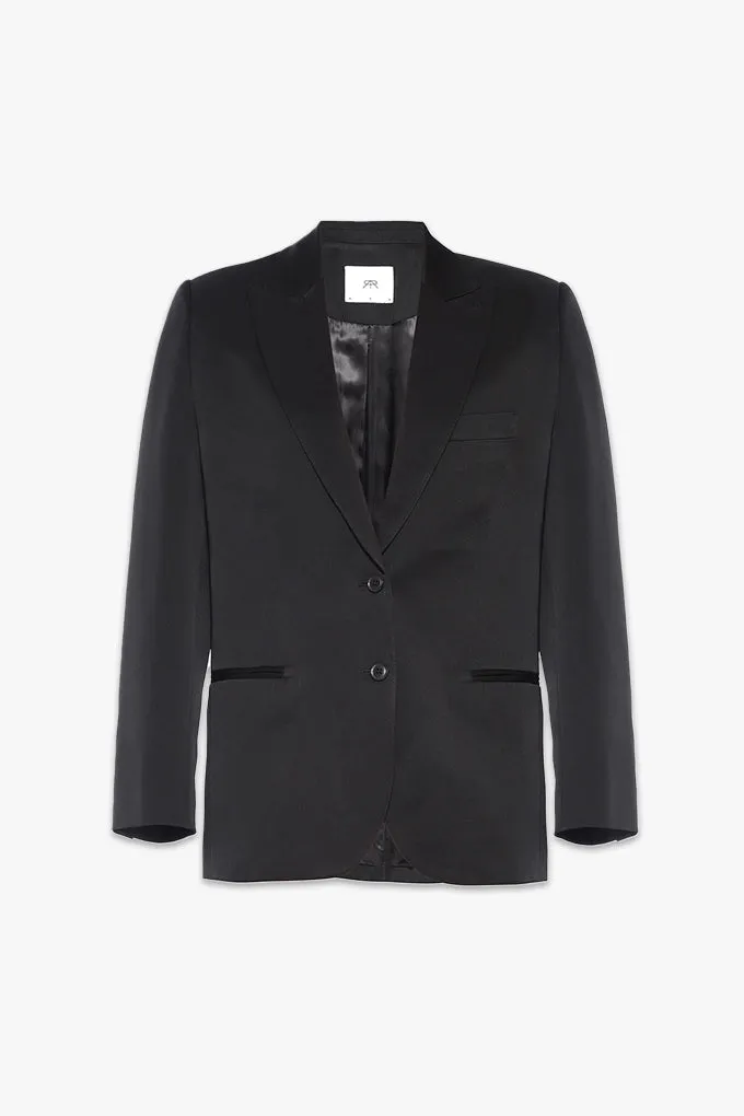 SINGLE BREASTED BLAZER | BLACK