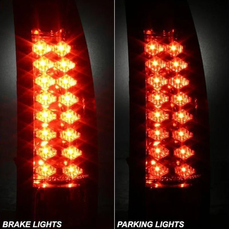 Spyder LED Tail Lights Chevy Blazer (92-94) Black / Black Smoke / Chrome / Red Clear / Red Smoke