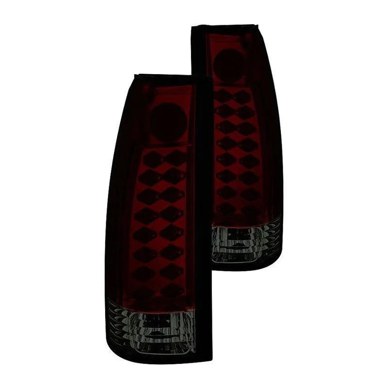 Spyder LED Tail Lights Chevy Blazer (92-94) Black / Black Smoke / Chrome / Red Clear / Red Smoke