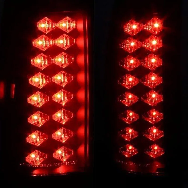 Spyder LED Tail Lights Chevy Blazer (92-94) Black / Black Smoke / Chrome / Red Clear / Red Smoke