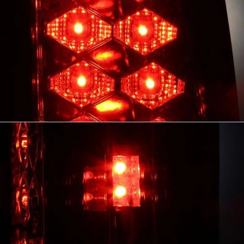 Spyder LED Tail Lights Chevy Blazer (92-94) Black / Black Smoke / Chrome / Red Clear / Red Smoke