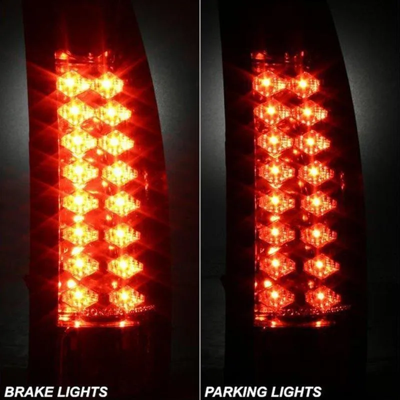 Spyder LED Tail Lights Chevy Blazer (92-94) Black / Black Smoke / Chrome / Red Clear / Red Smoke