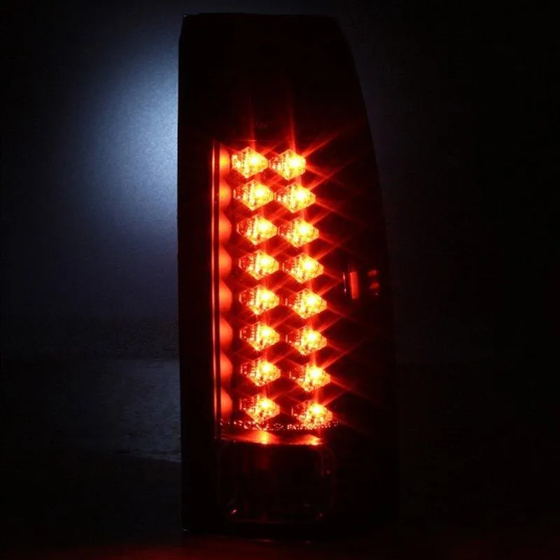 Spyder LED Tail Lights Chevy Blazer (92-94) Black / Black Smoke / Chrome / Red Clear / Red Smoke