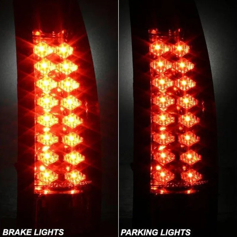 Spyder LED Tail Lights Chevy Blazer (92-94) Black / Black Smoke / Chrome / Red Clear / Red Smoke