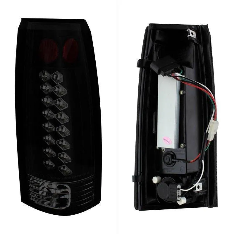 Spyder LED Tail Lights Chevy Blazer (92-94) Black / Black Smoke / Chrome / Red Clear / Red Smoke