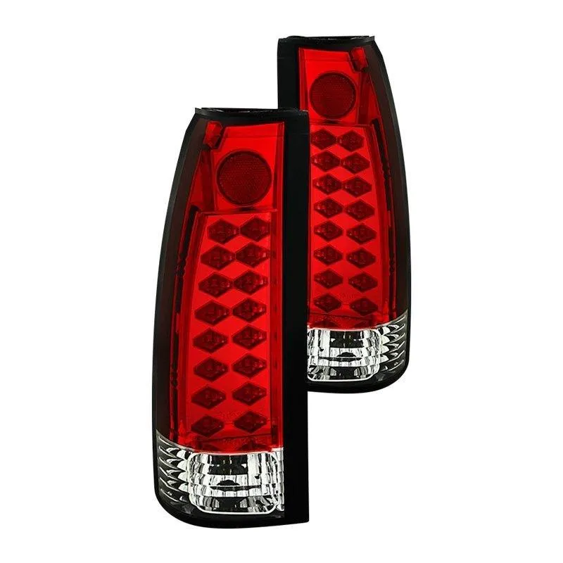 Spyder LED Tail Lights Chevy Blazer (92-94) Black / Black Smoke / Chrome / Red Clear / Red Smoke
