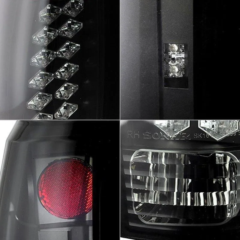 Spyder LED Tail Lights Chevy Blazer (92-94) Black / Black Smoke / Chrome / Red Clear / Red Smoke