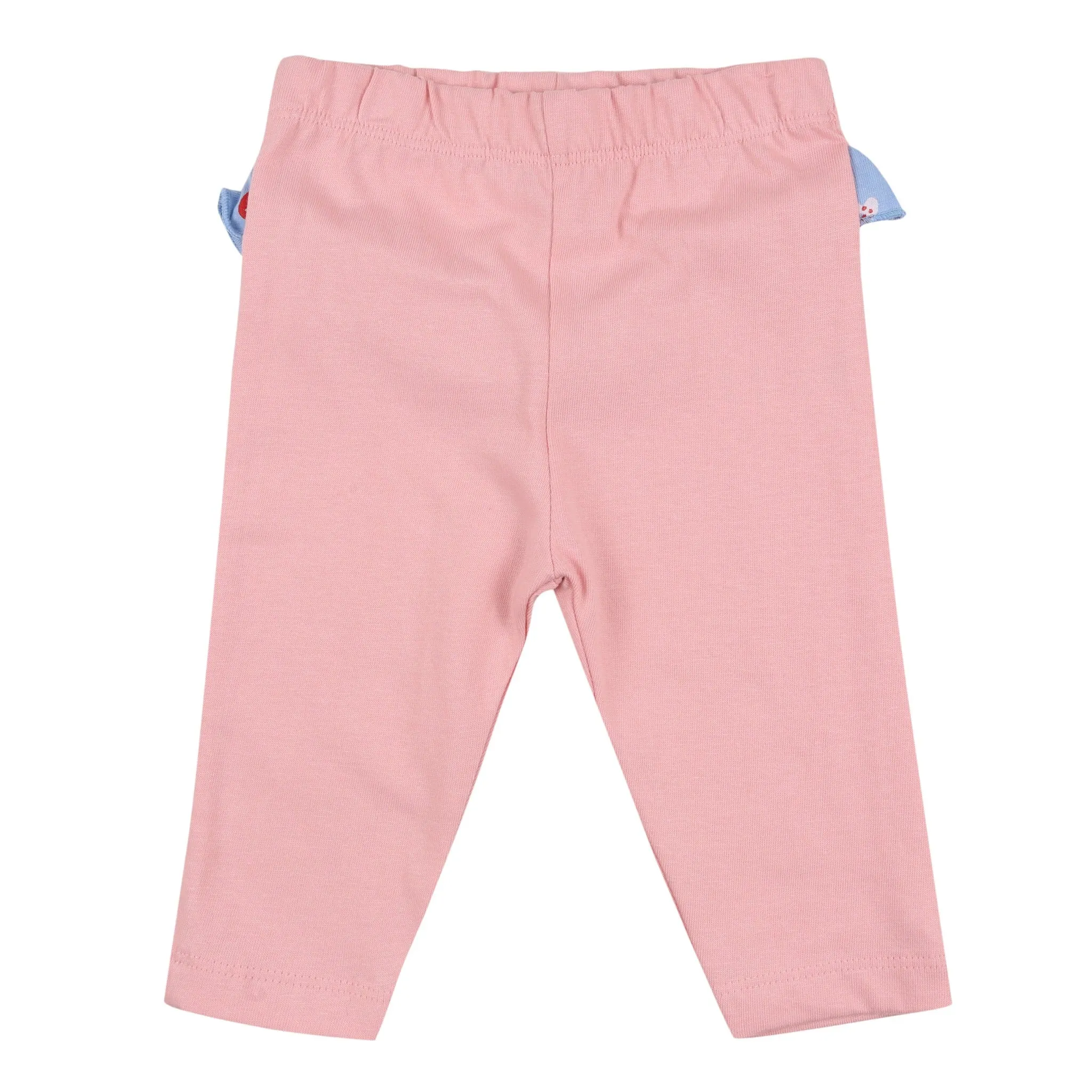 Strawberry stripe frill legging set