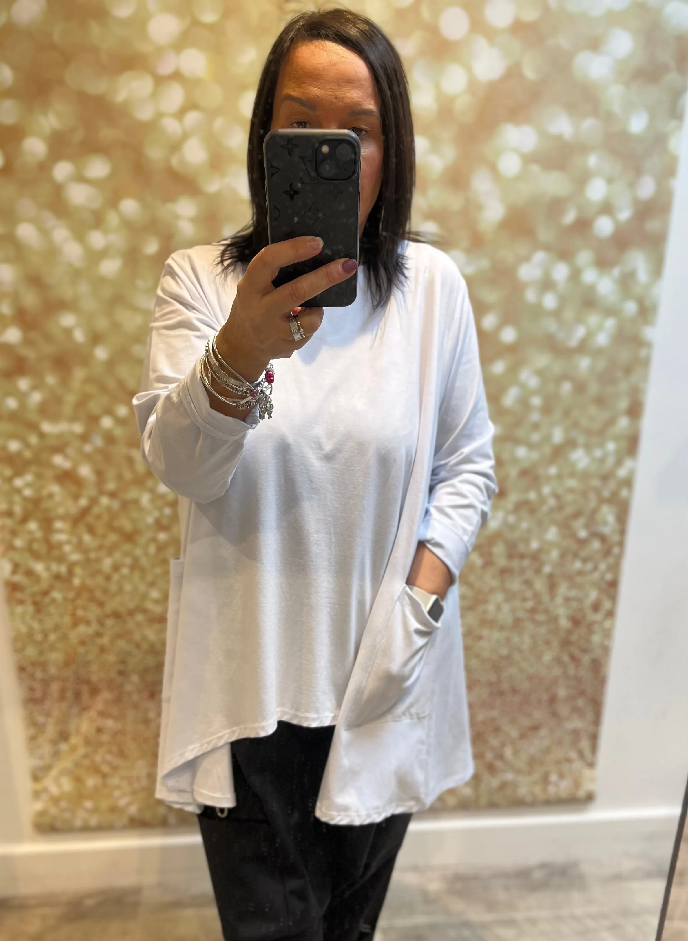 Swing round Neck Jersey Tunic Top