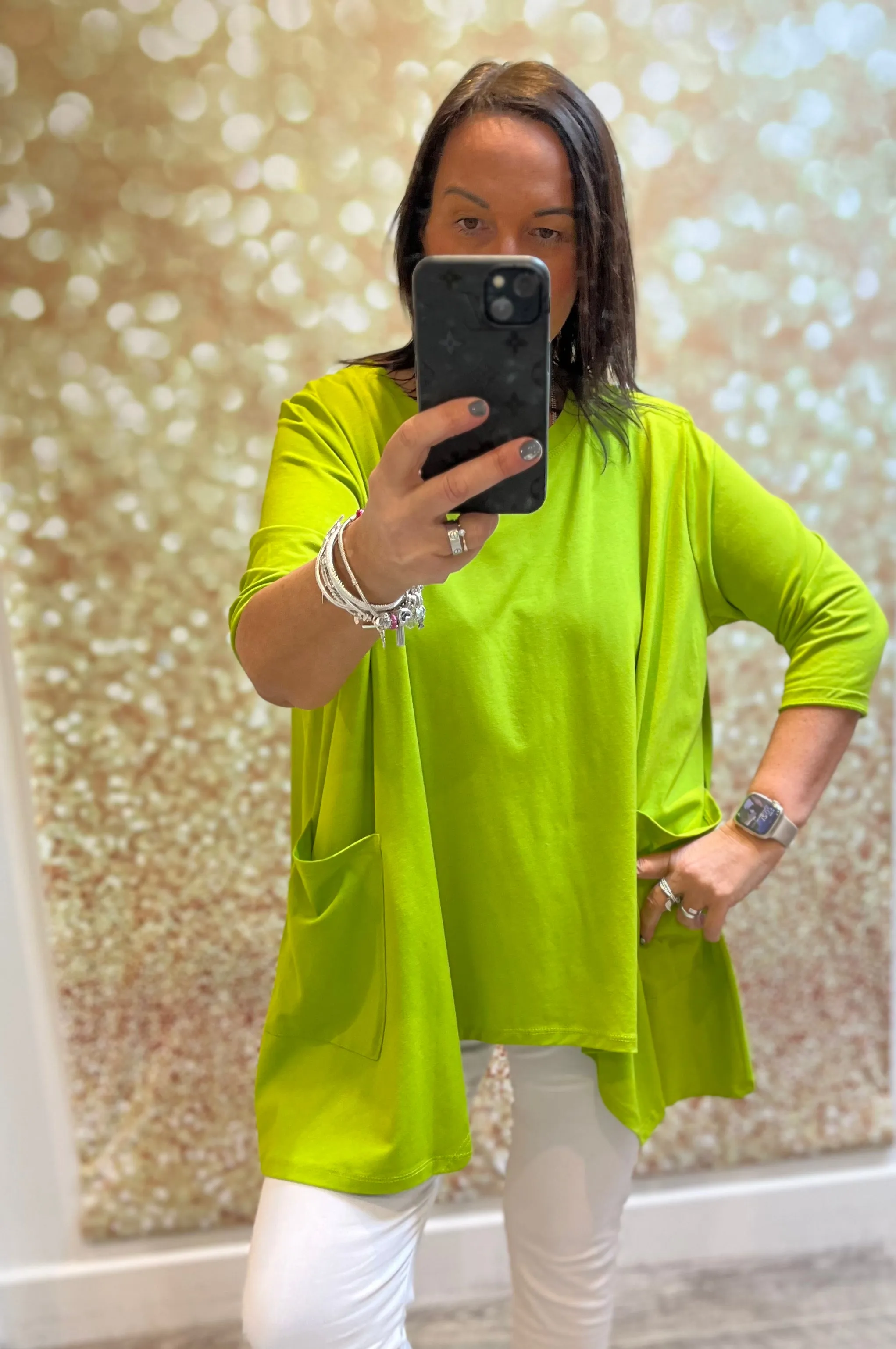 Swing round Neck Jersey Tunic Top
