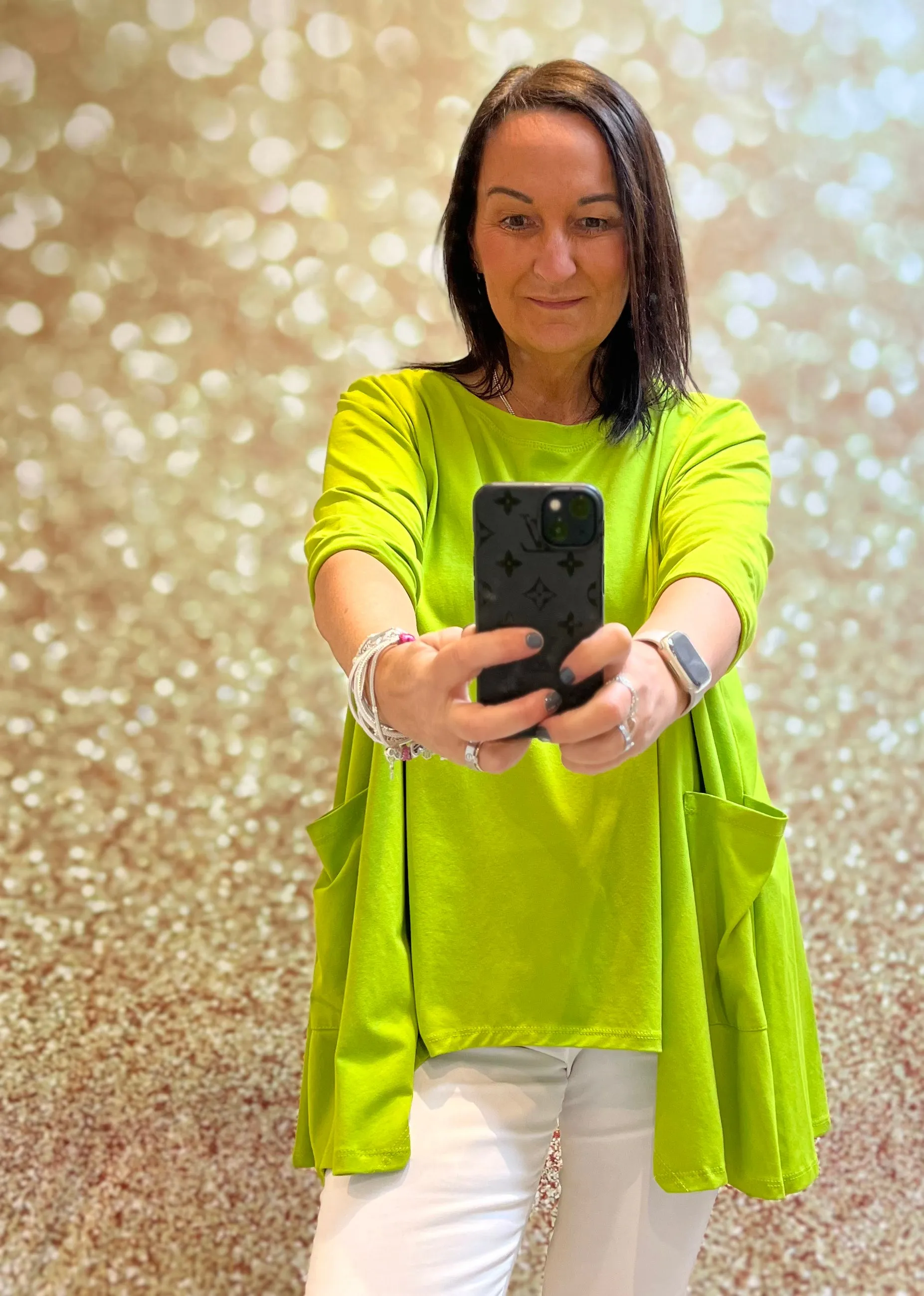 Swing round Neck Jersey Tunic Top