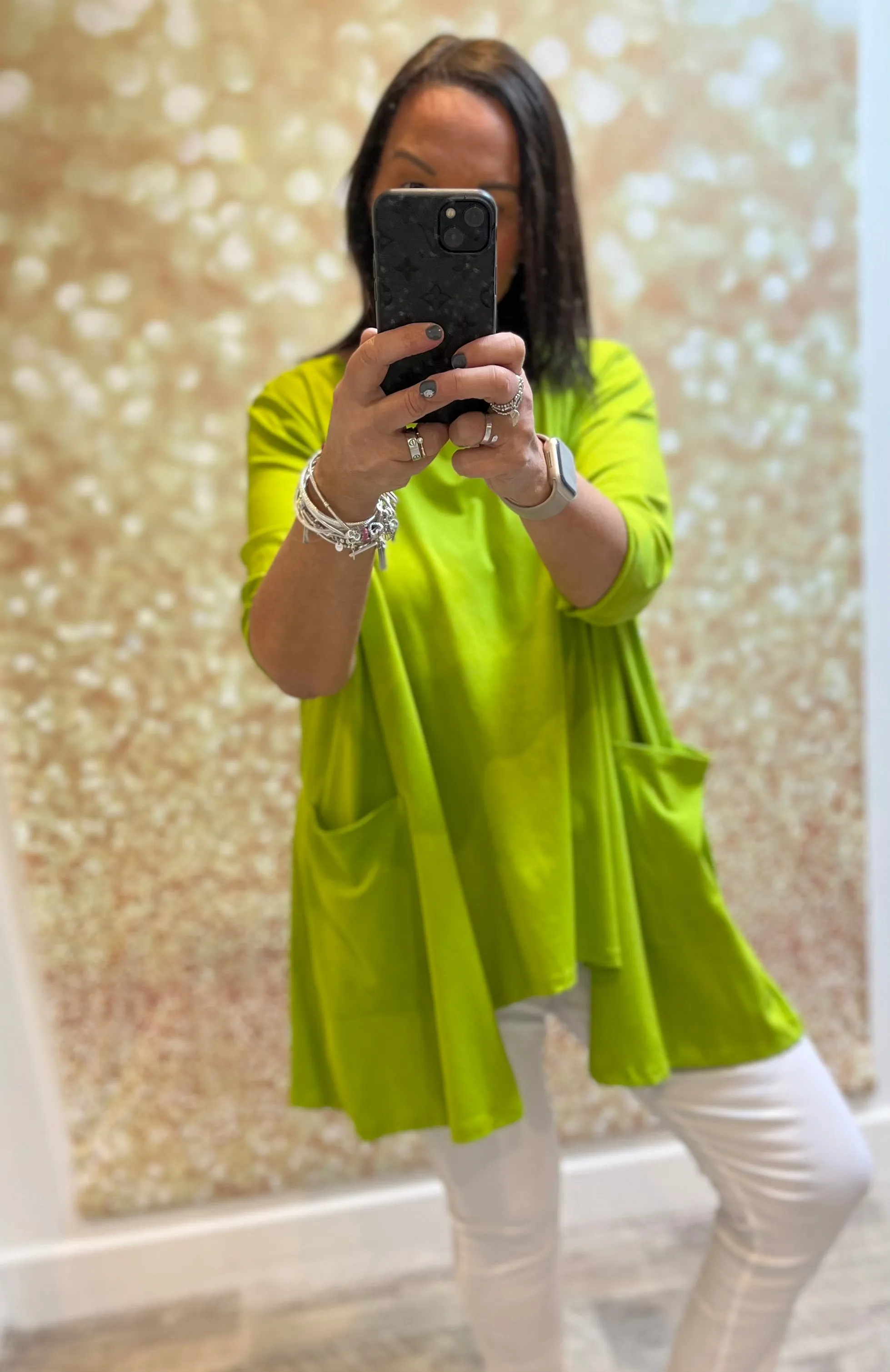 Swing round Neck Jersey Tunic Top