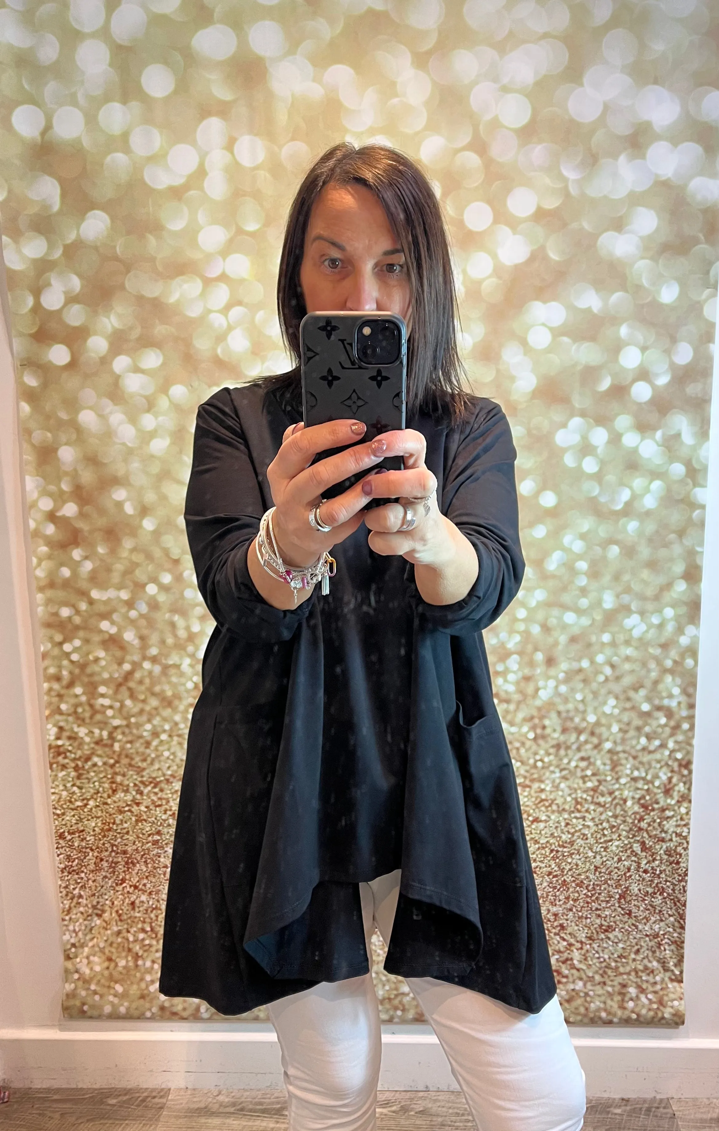 Swing round Neck Jersey Tunic Top