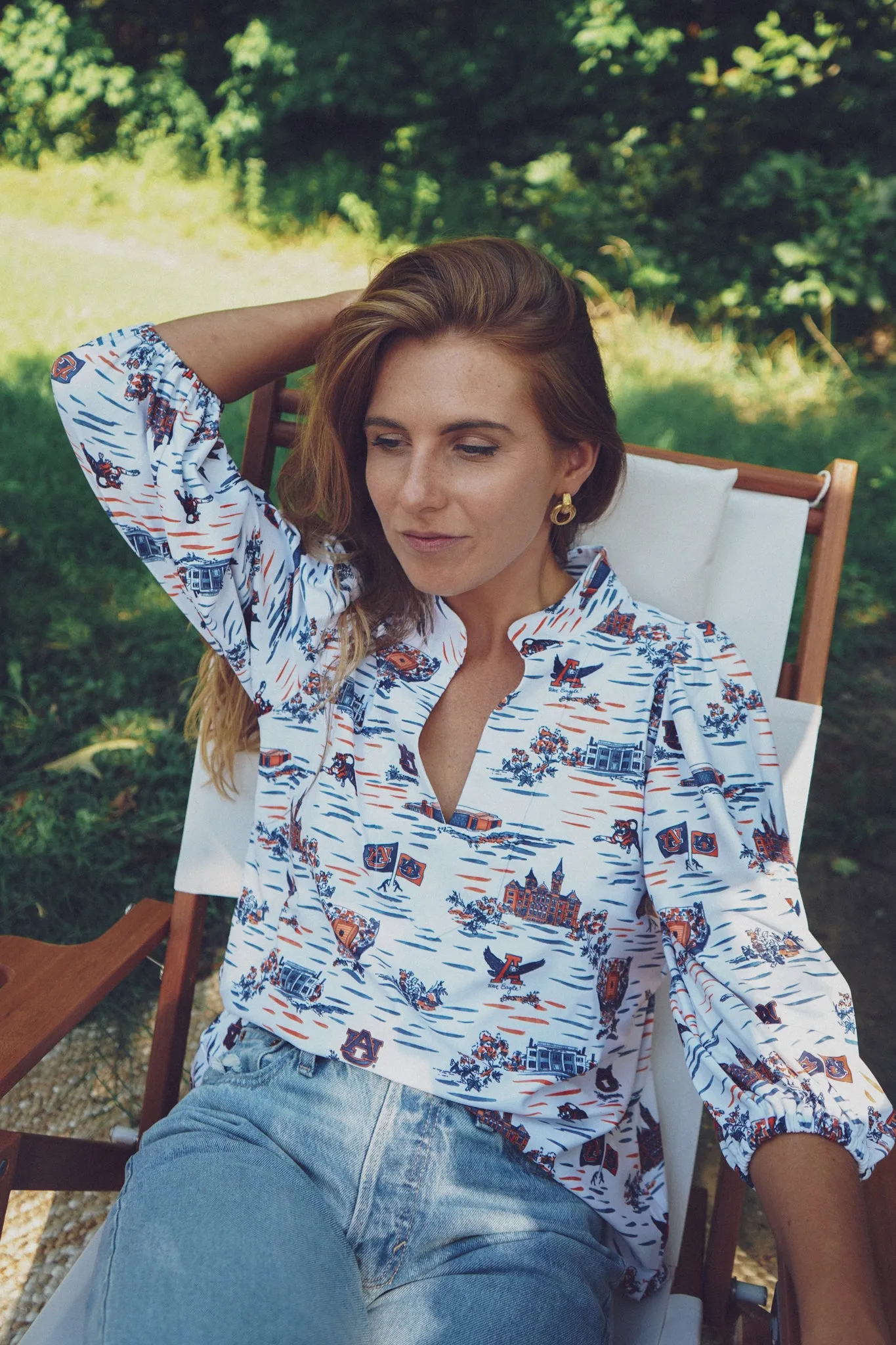 The Eliza Top - Tiger Toile
