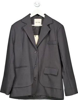The Room Dark Grey Double Layered Blazer One Size