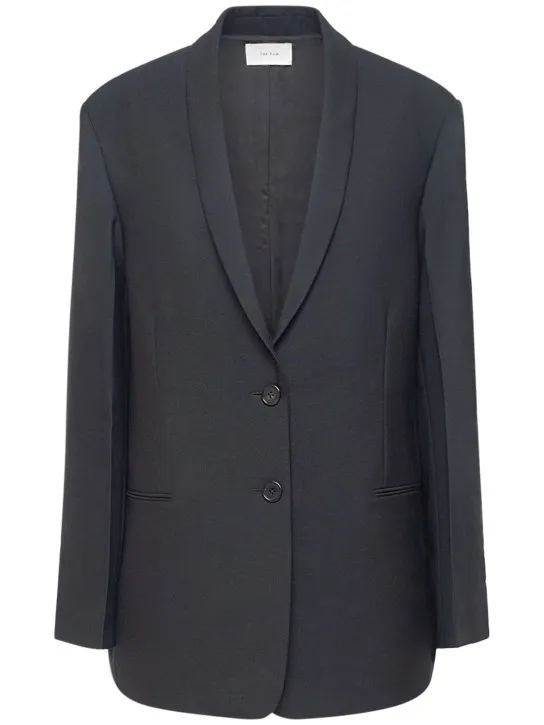 The Row   Cowal wool &amp; mohair twill blazer 