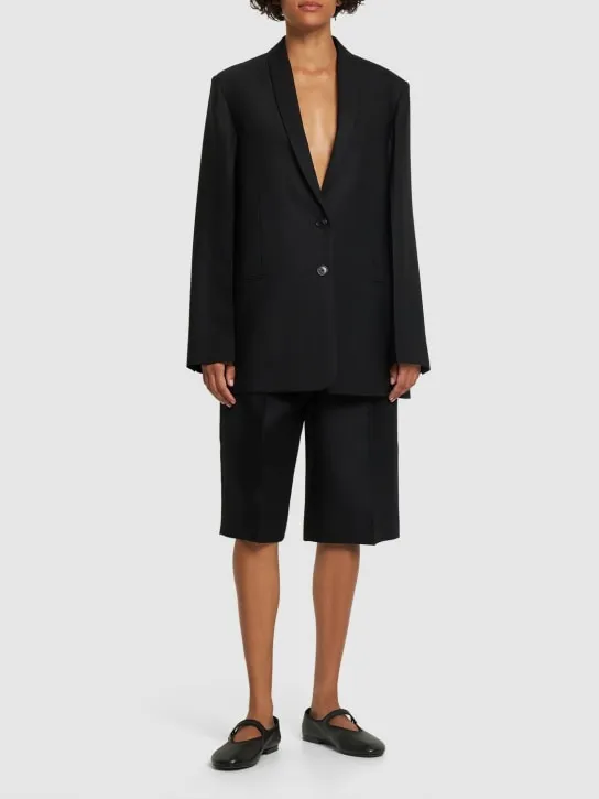 The Row   Cowal wool &amp; mohair twill blazer 