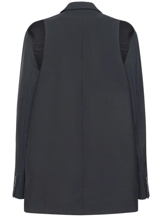 The Row   Cowal wool &amp; mohair twill blazer 