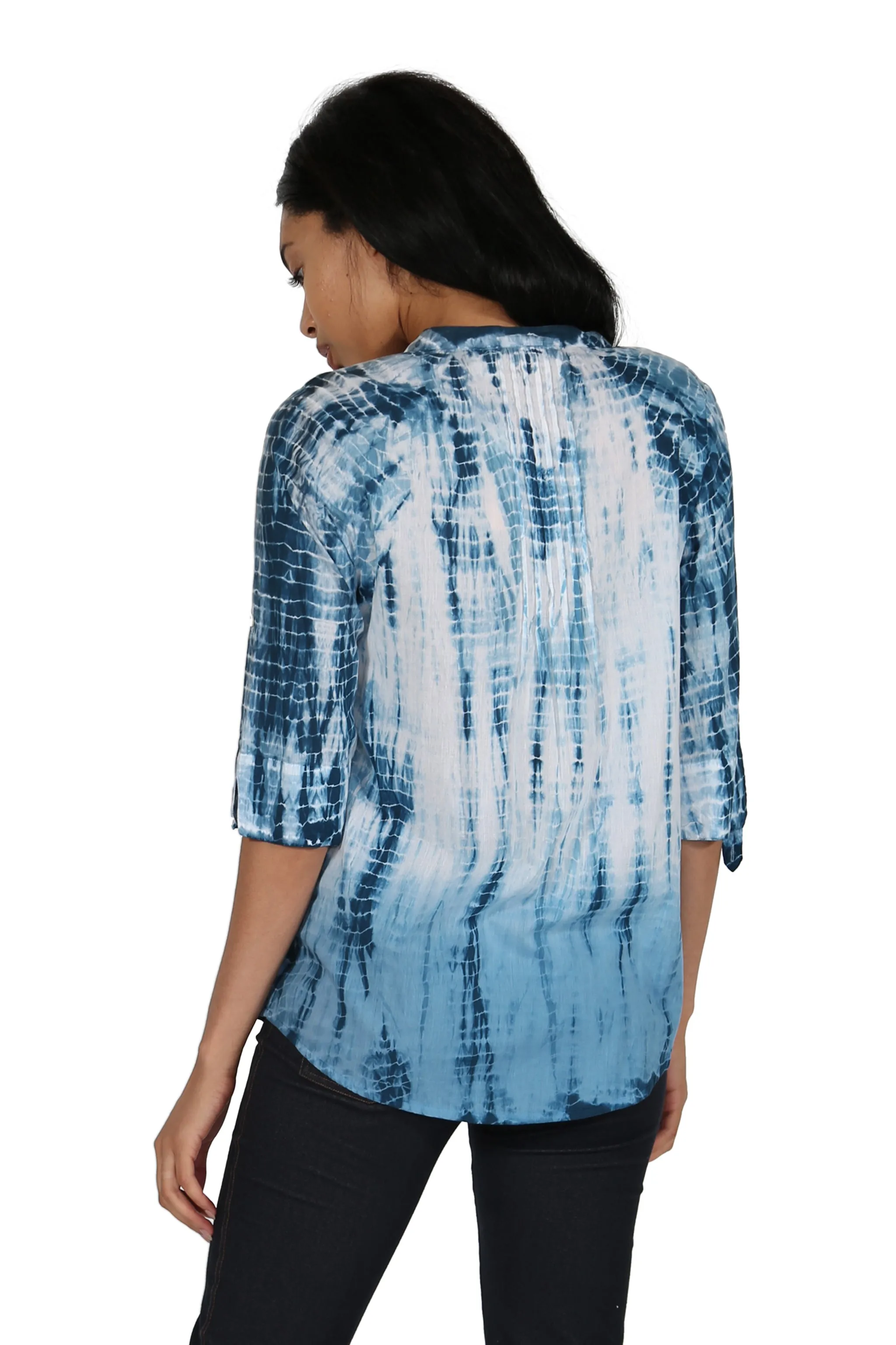 Tie Dye Pleated Tunic