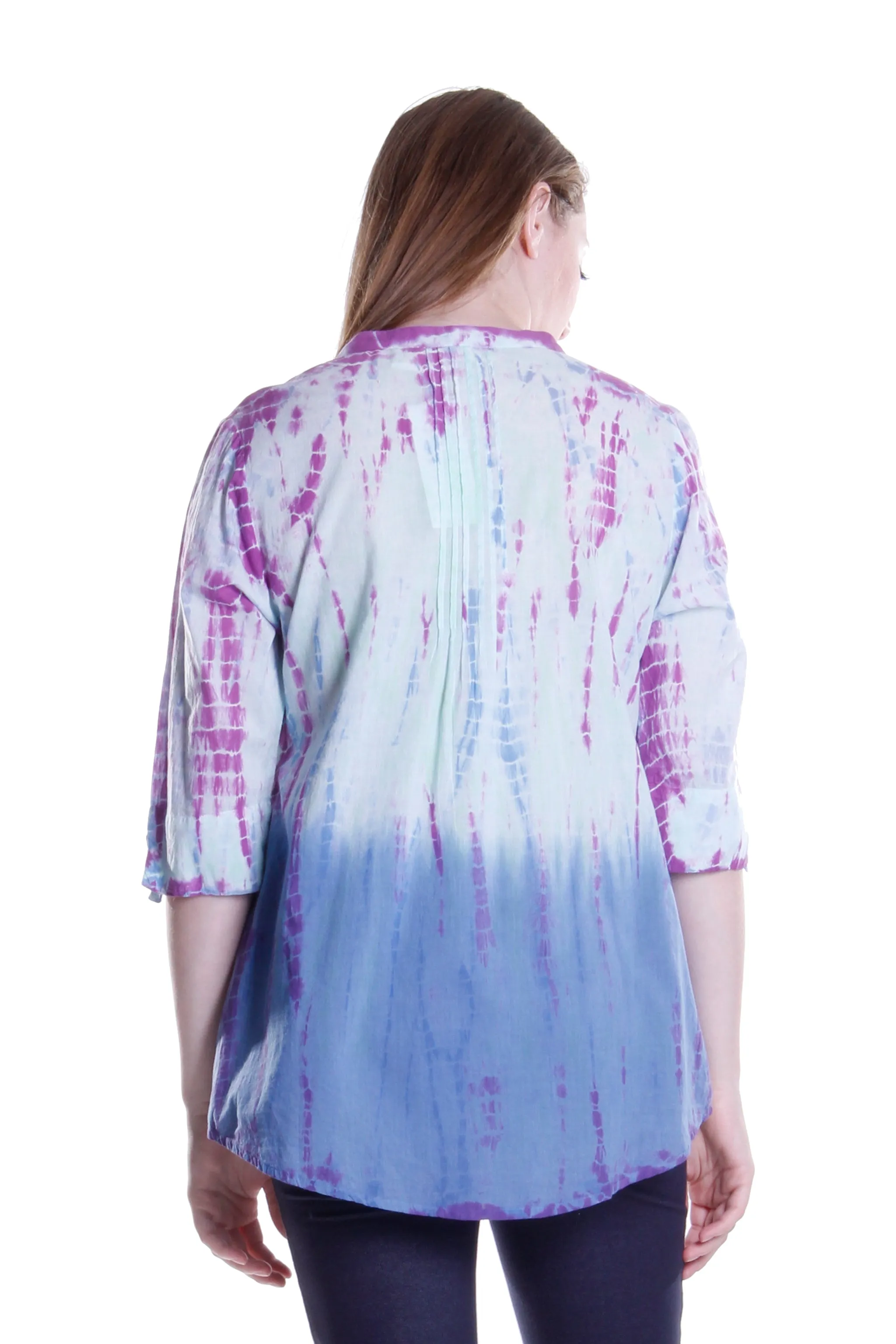 Tie Dye Pleated Tunic