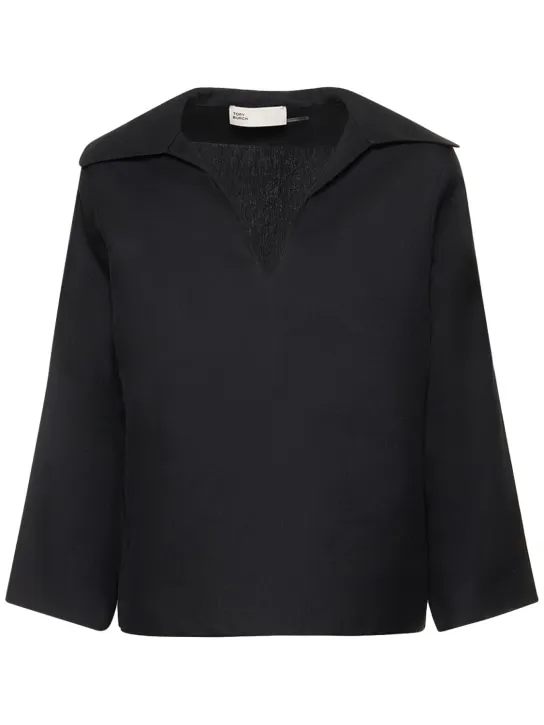 Tory Burch   Cotton Silk gazar tunic shirt 