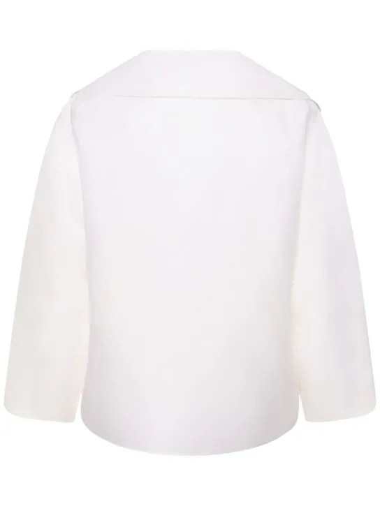 Tory Burch   Cotton silk gazar tunic shirt 