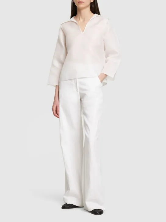 Tory Burch   Cotton silk gazar tunic shirt 