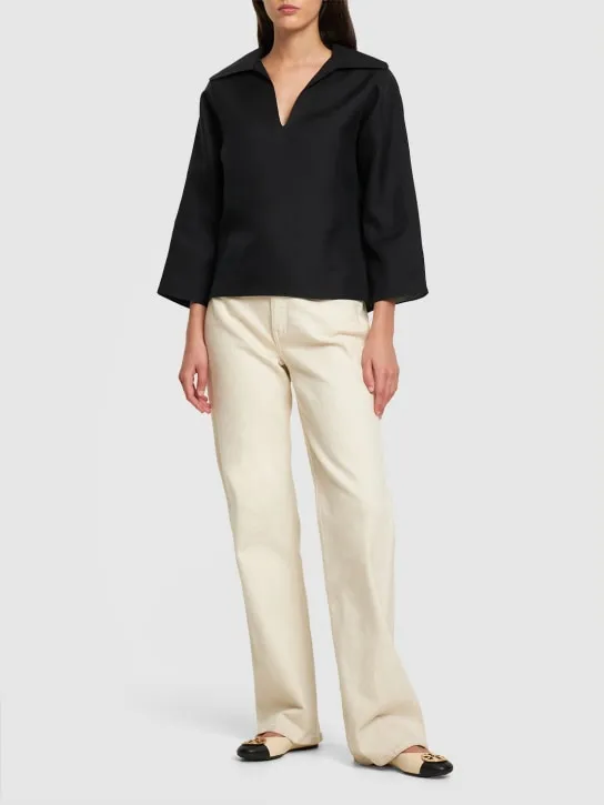 Tory Burch   Cotton Silk gazar tunic shirt 
