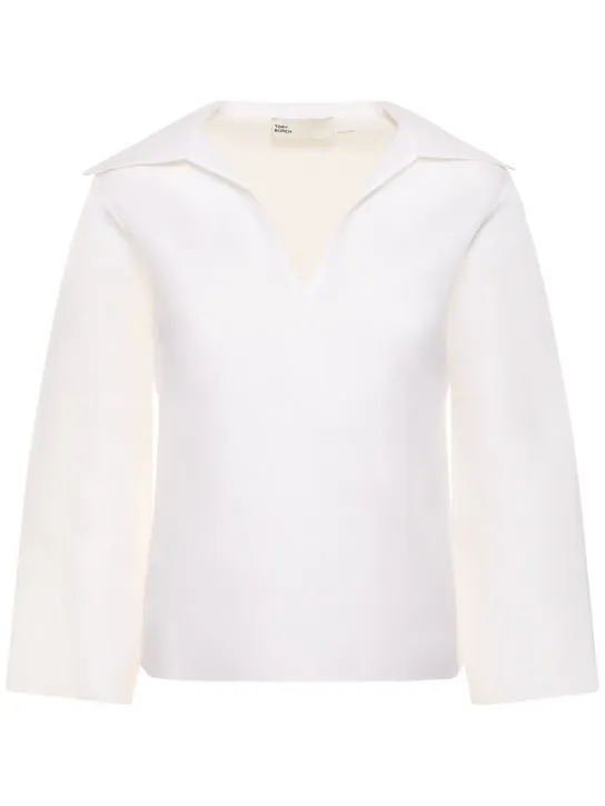 Tory Burch   Cotton silk gazar tunic shirt 