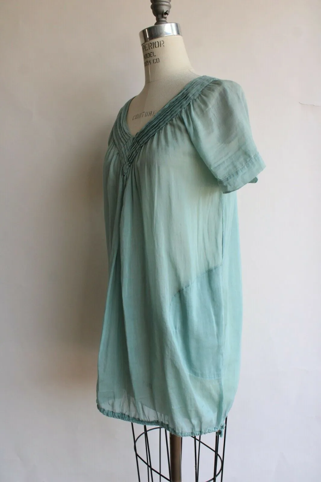 Trinity Anthropologie tunic blouse or dress with pockets, size Small