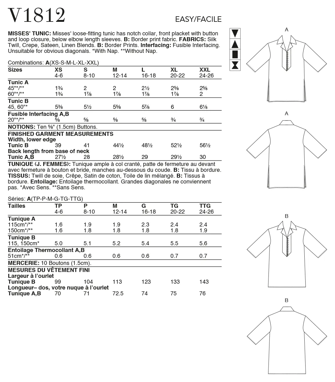 TUNIC - V1812