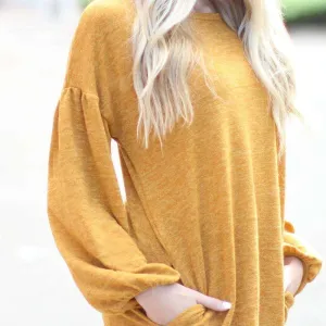 Ultra Soft Bubble Sleeve Tunic | S-3XL