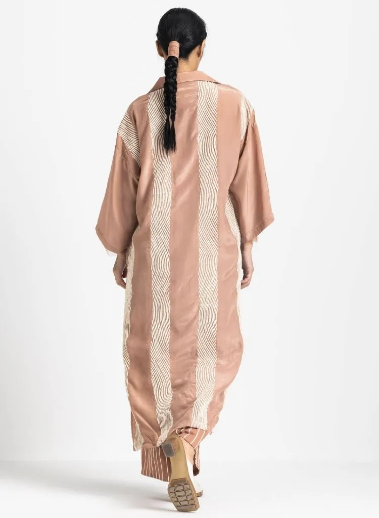 V Neck Kaftan Set