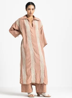 V Neck Kaftan Set