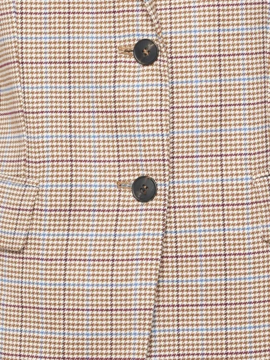 Weekend Max Mara   Peirak cotton &amp; linen blazer 