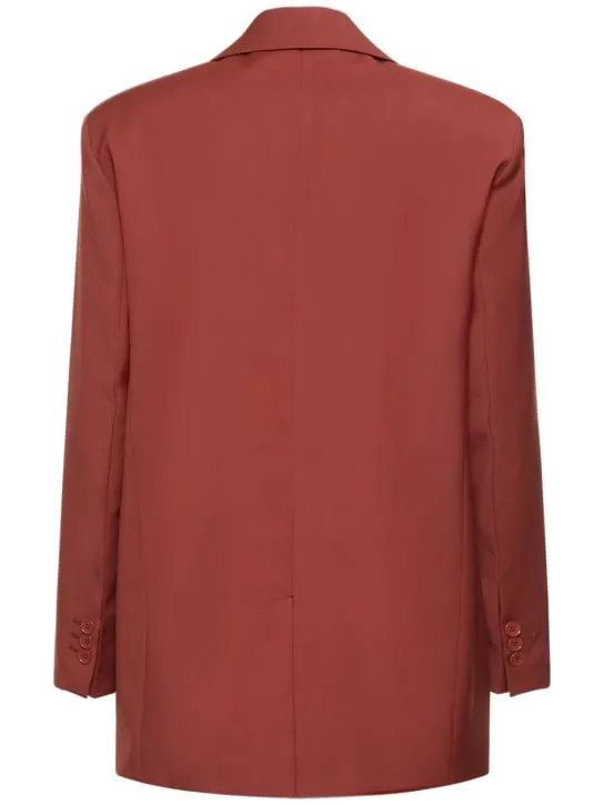 Weekend Max Mara   Veber single breast stretch wool blazer 