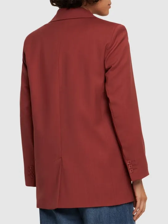 Weekend Max Mara   Veber single breast stretch wool blazer 