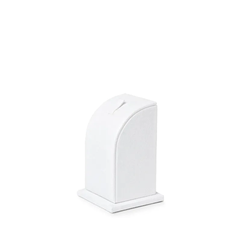 White Luxury Metal Microfiber Jewelry Showcase Display Set TT053